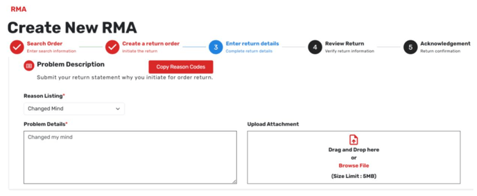 How to Create an RMA - 4
