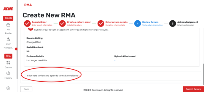 How to Create an RMA - 5